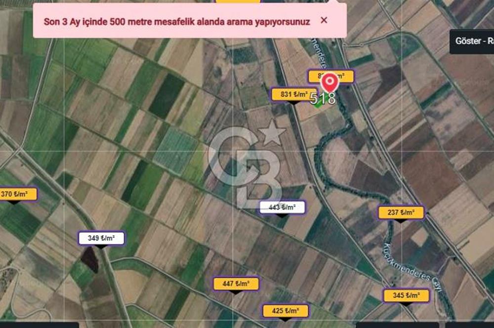 ÇANAKKALE MERKEZ KALAFAT KÖYÜNDE SATILIK 5.000 m2 ARAZİ