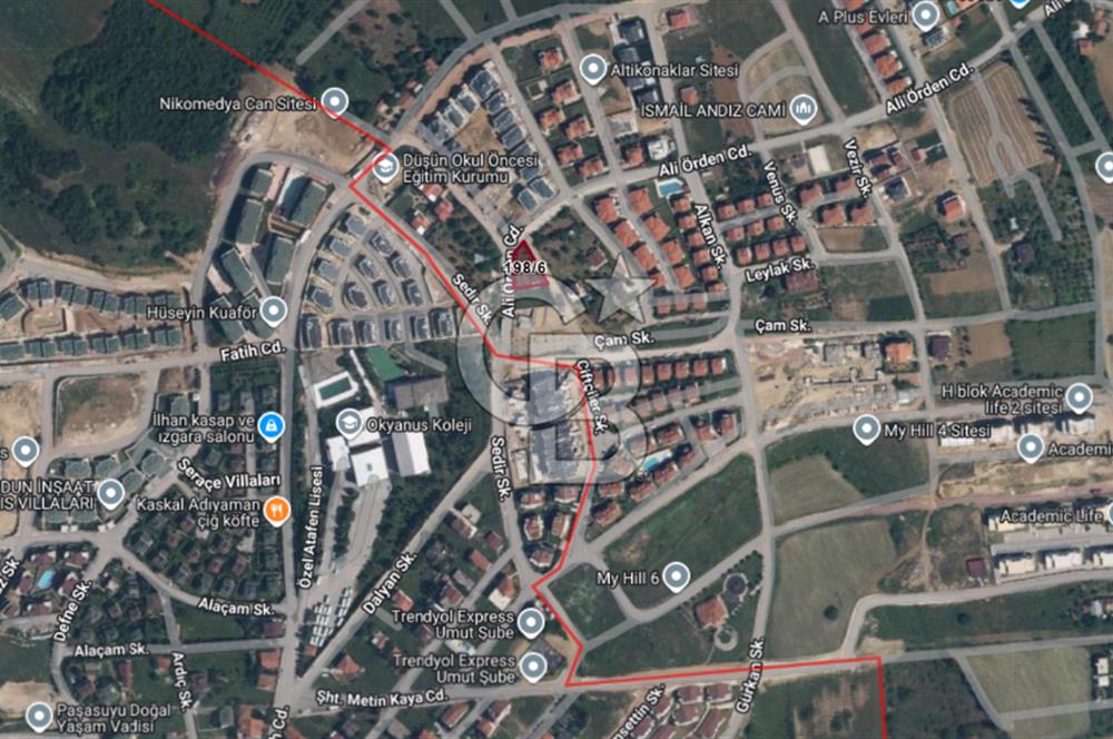 CB AKADEMİ Kabaoğlunda Deniz Manzaralı Köşe Parsel Villa İmarlı