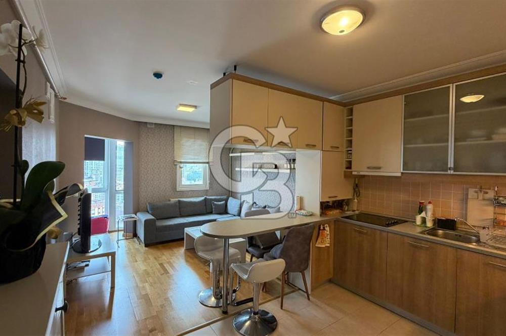 KOZYATAĞI BAYTURDA EŞYALI MANZARALI YATIRIMLIK SATILIK 1+1 DAİRE