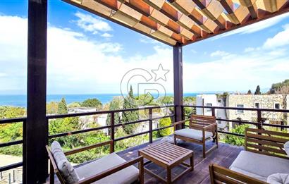 Türkbükü Hebil Doğa Hanımeli Sitesinde İskeleli Kiralık 3+1