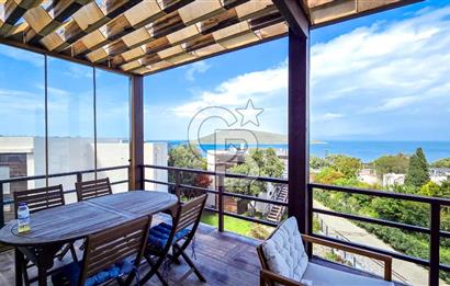 Türkbükü Hebil Doğa Hanımeli Sitesinde İskeleli Kiralık 3+1