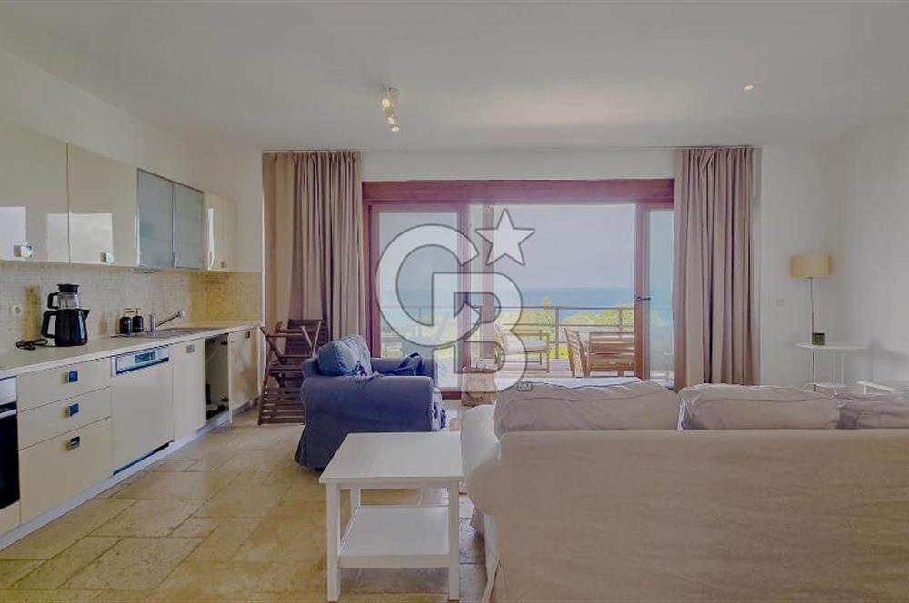 Türkbükü Hebil Doğa Hanımeli Sitesinde İskeleli Kiralık 3+1