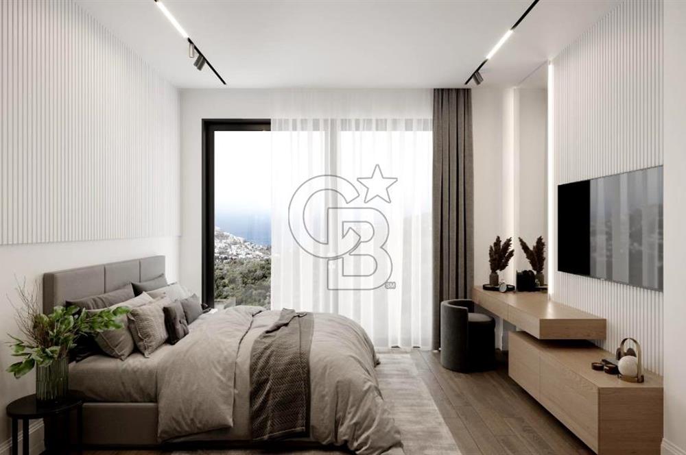 Yalıkavak Geriş Projeden Kat Mülkiyetli Denize Hakim 4+1 Villa