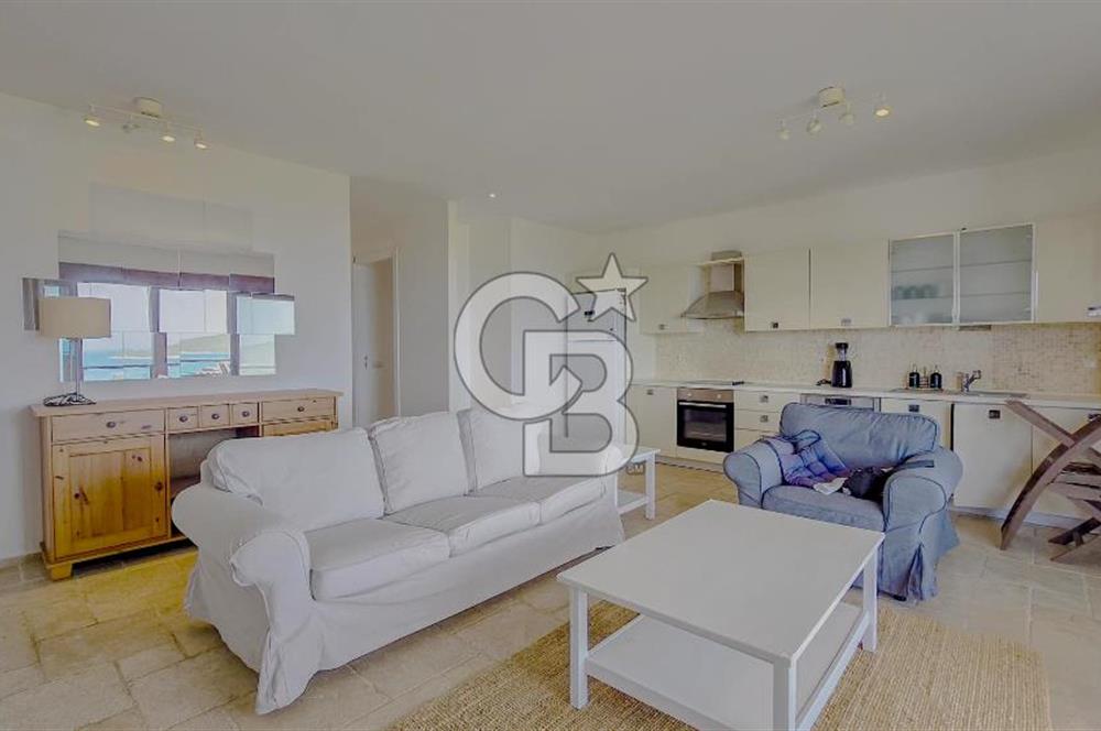 Türkbükü Hebil Doğa Hanımeli Sitesinde İskeleli Kiralık 3+1