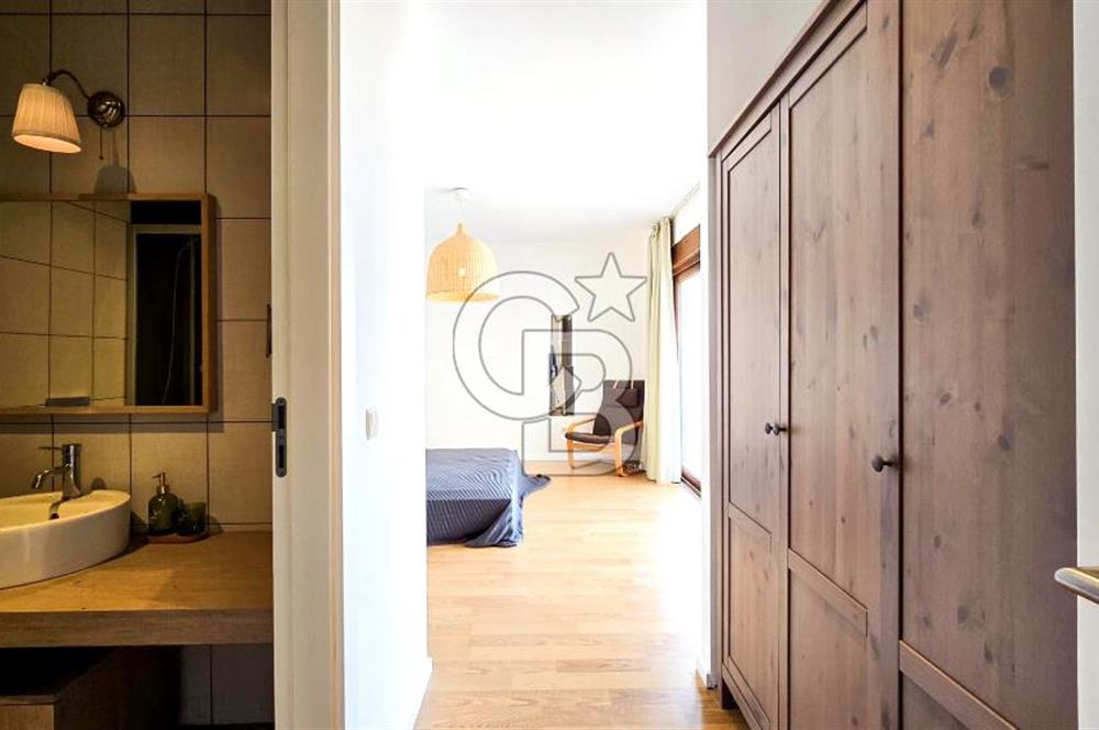 Türkbükü Hebil Doğa Hanımeli Sitesinde İskeleli Kiralık 3+1