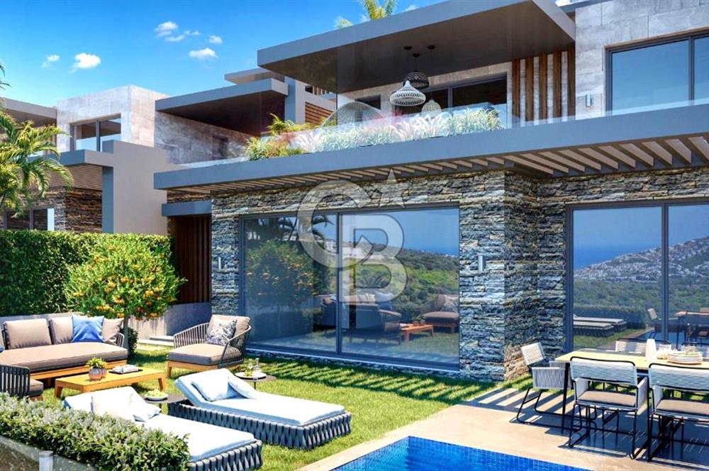 Yalıkavak Geriş Projeden Kat Mülkiyetli Denize Hakim 4+1 Villa