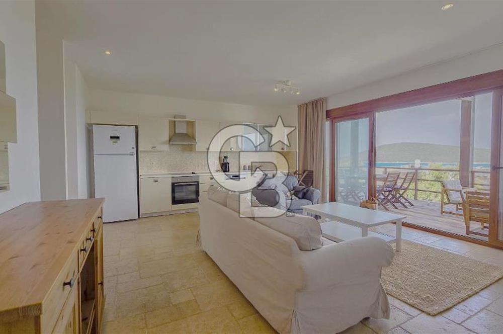 Türkbükü Hebil Doğa Hanımeli Sitesinde İskeleli Kiralık 3+1