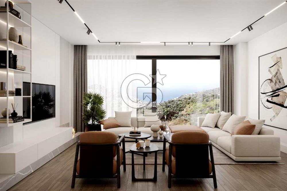 Yalıkavak Geriş Projeden Kat Mülkiyetli Denize Hakim 4+1 Villa