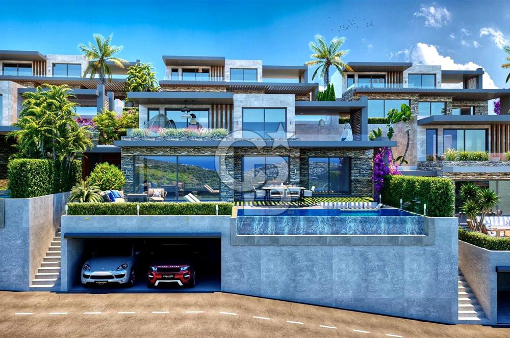 Yalıkavak Geriş Projeden Kat Mülkiyetli Denize Hakim 4+1 Villa