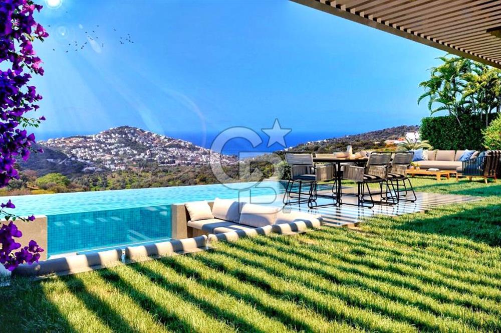Yalıkavak Geriş Projeden Kat Mülkiyetli Denize Hakim 4+1 Villa