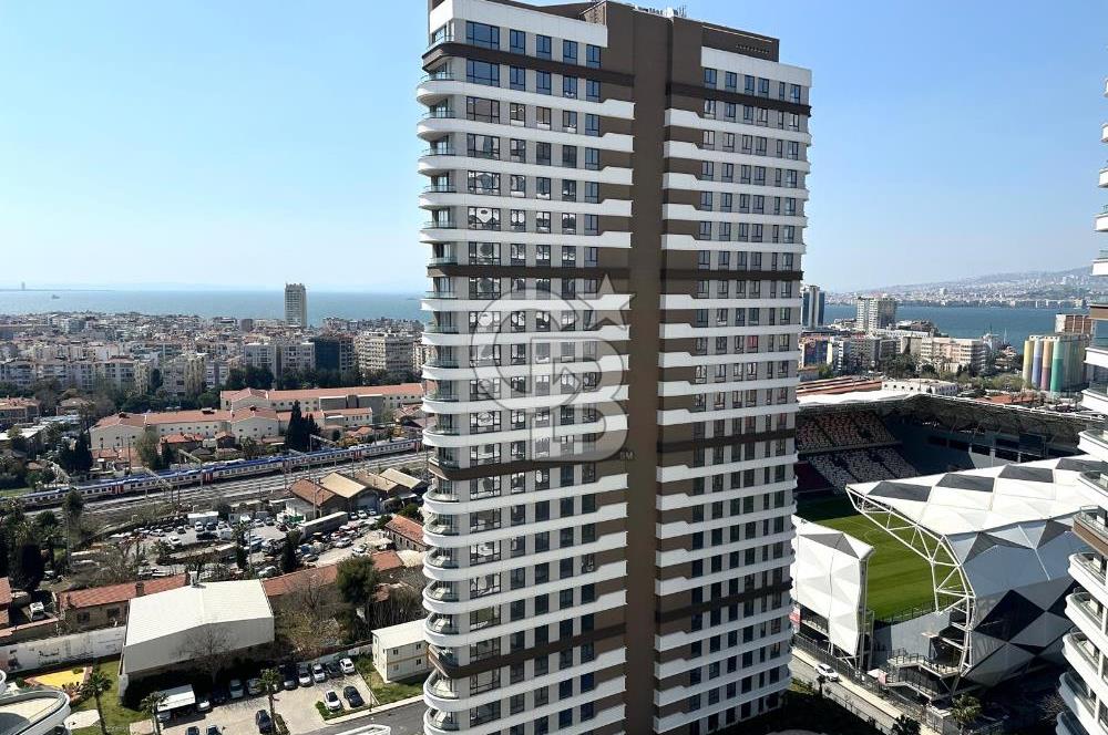 Evora İzmir`de Deniz ve Peyzaj Manzaralı 2+1 Kiralık Daire