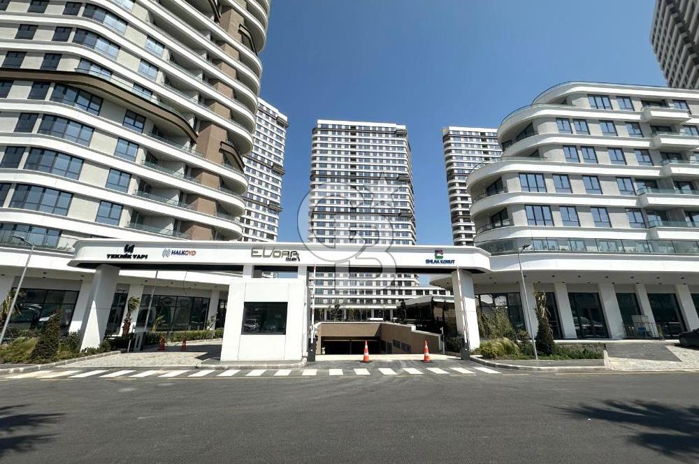 Evora İzmir`de Deniz ve Peyzaj Manzaralı 2+1 Kiralık Daire