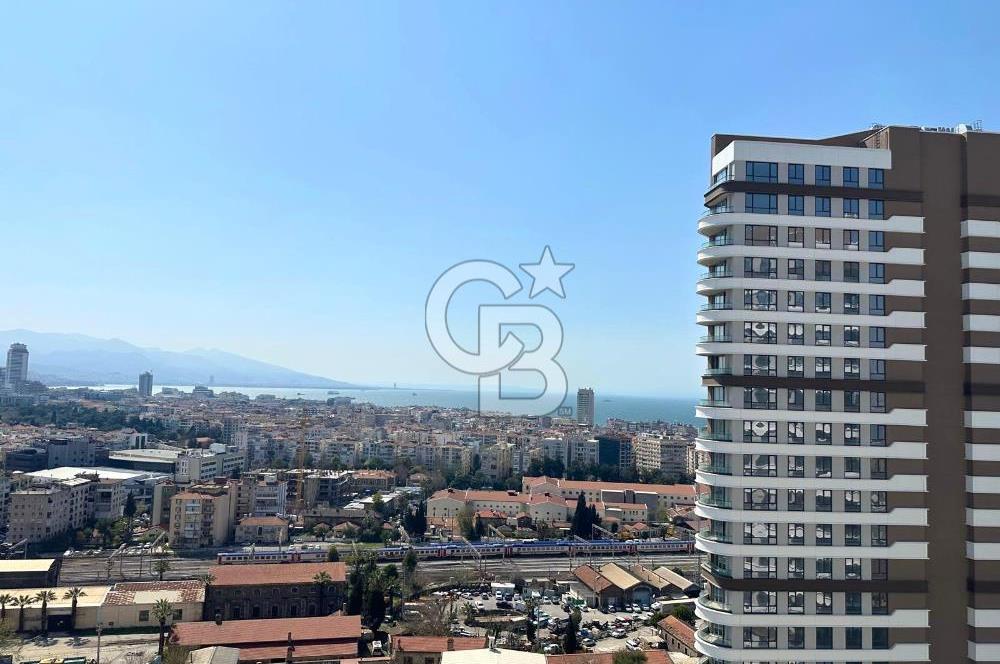 Evora İzmir`de Deniz ve Peyzaj Manzaralı 2+1 Kiralık Daire
