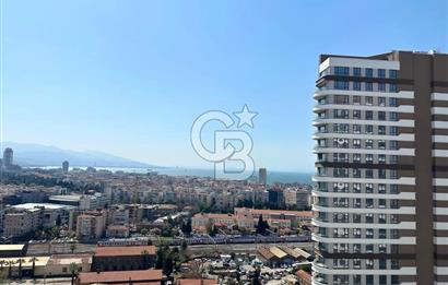 Evora İzmir`de Deniz ve Peyzaj Manzaralı 2+1 Kiralık Daire