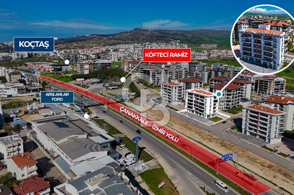 Çanakkale İzmir Yolu Üzeri Tabela Değeri Yüksek Satılık Dükkan !