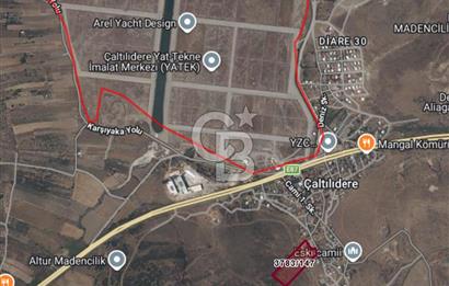 CB ODAK'TAN ALİAĞA ÇALTILIDERE'DE SATILIK İMARLI TARLA HİSSESİ