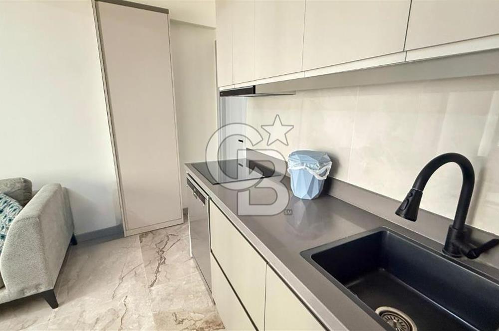 Karşıyaka Çarşı'da Eşyalı, Yerden Isıtmalı 1+1 Kiralık Daire