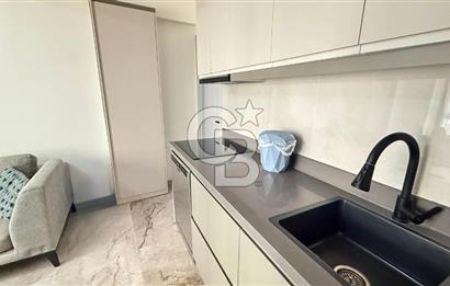 Karşıyaka Çarşı'da Eşyalı, Yerden Isıtmalı 1+1 Kiralık Daire