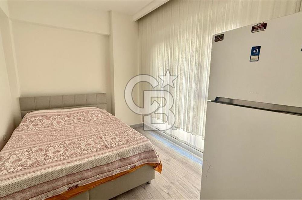 Karşıyaka Çarşı'da Eşyalı, Yerden Isıtmalı 1+1 Kiralık Daire
