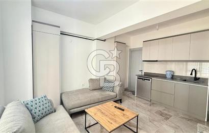 Karşıyaka Çarşı'da Eşyalı, Yerden Isıtmalı 1+1 Kiralık Daire