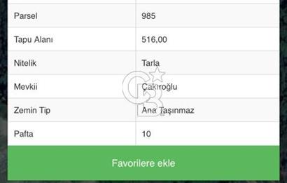 Muğla Ula Sarayyanı'nda Satılık Yatırımlık Tarla