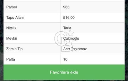 Muğla Ula Sarayyanı'nda Satılık Yatırımlık Tarla