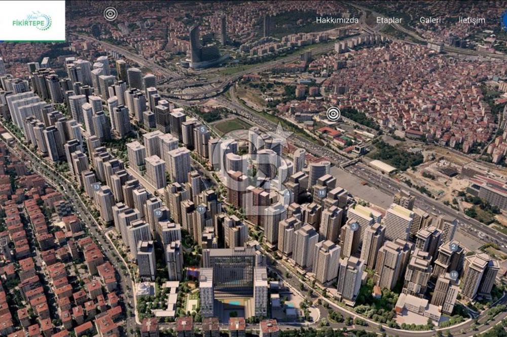 Kadıköy Fikirtepe'de Satılık Modern 3+1 Lüks Daire