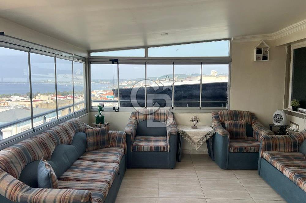 Aliağa Merkez'de Deniz Manzaralı 5+2 Satılık Dubleks Daire