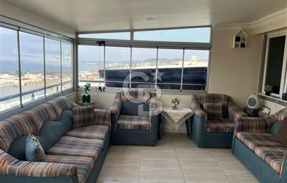 Aliağa Merkez'de Deniz Manzaralı 5+2 Satılık Dubleks Daire