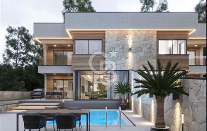 FOÇA KOZBEYLİ'DE 5+1 TRİPLEX LOFT HAVUZLU SATILIK MÜSTAKİL VİLLA
