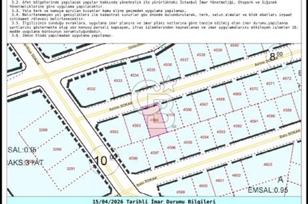 ARNAVUTKÖY NENEHATUNDA TEK TAPU, İFRAZLI, İMARLI VE İNŞAATA AÇIK