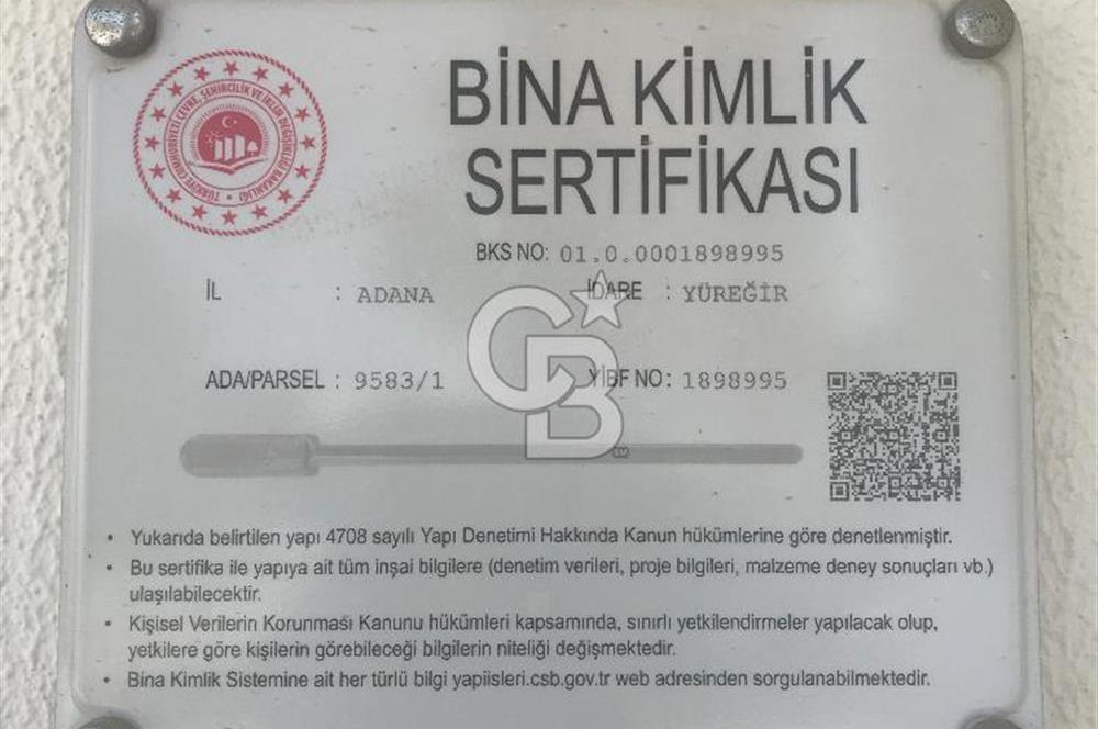 Yüreğir Akdeniz Mah. Havuzlu Site İçi Doğalgazlı Daire