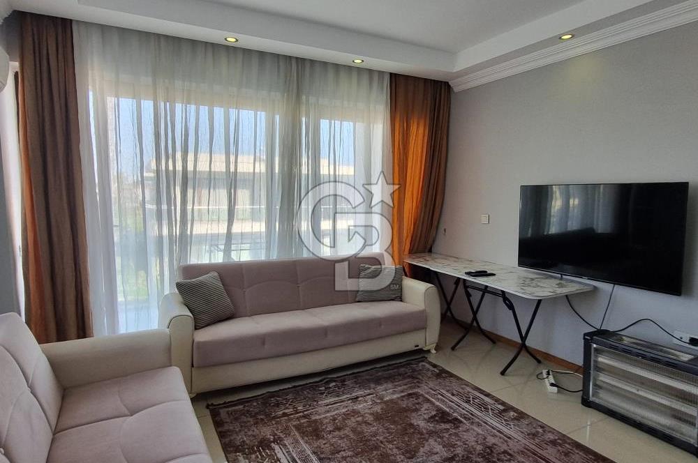 KUNDU OTELLER BÖLGESİNDE SİTE İÇİ, 1+1 KİRALIK EŞYALI