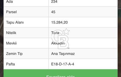 KIRIKLARELİ BABAESKİ SATILIK 850 M2 TARLA