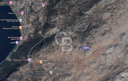 Marmaris Taslica Satilik 810.000 TL Doga Manzarali Tarla