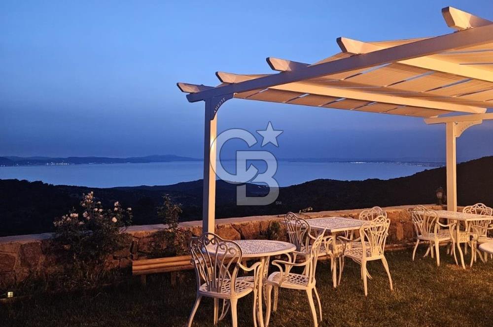 DİKİLİ'DE DENİZ MANZARALI 6 ODALI TAŞ BUTİK OTEL