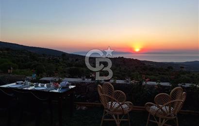 DİKİLİ'DE DENİZ MANZARALI 6 ODALI TAŞ BUTİK OTEL