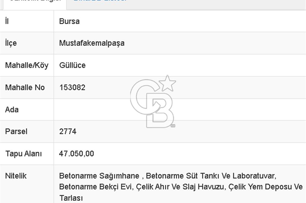 BURSA MUSTAFAKEMALPAŞA %40 İMARLI BÜYÜKBAŞ ÇİFTLİĞİ