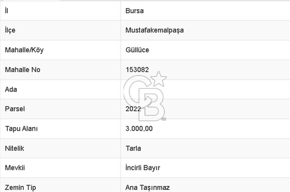 BURSA MUSTAFAKEMALPAŞA %40 İMARLI BÜYÜKBAŞ ÇİFTLİĞİ