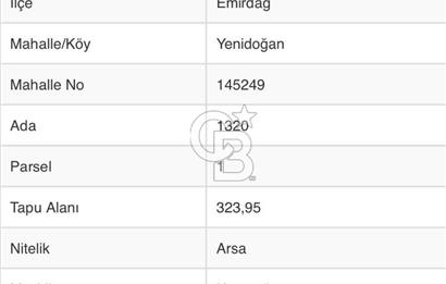 CB CITY' DEN AFYONKARAHİSAR EMİRDAĞ DA SATILIK ARSA