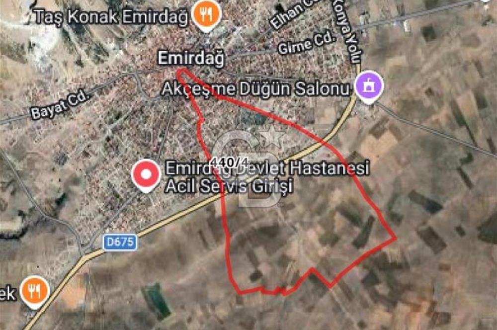 CB CITY' DEN AFYONKARAHİSAR EMİRDAĞ DA SATILIK ARSA