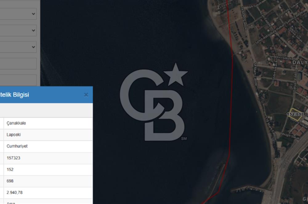 Lapseki Dalyan'da Boğaz Manzaralı Satılık Lüks Daire