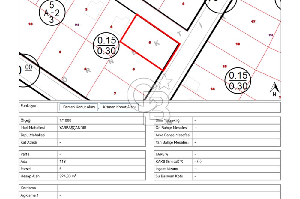 1550 rakımda doğa manzaralı villa imarlı arsa