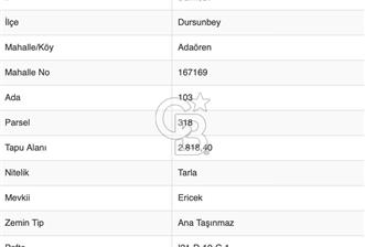 BALIKESİR DURSUNBEYDE DOĞA MANZARALI ŞAHANE 2.818 M2 ARAZİ - 1 - 344741