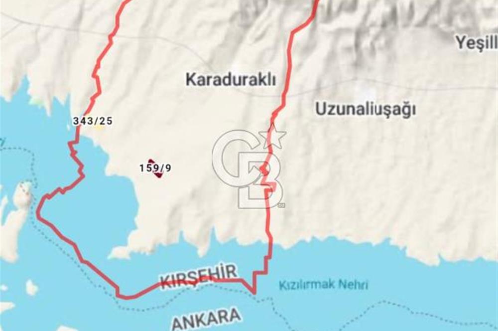 Kırşehir Hirfanlı Barajı Yakını 46.000 m² Sulu Tarım Arazisi