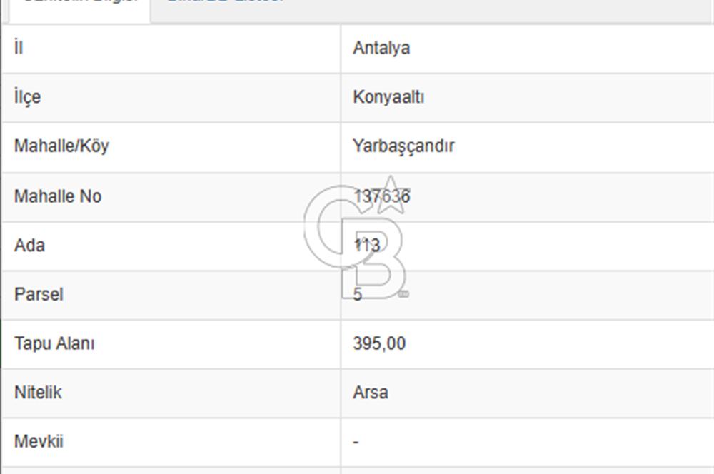 1550 rakımda doğa manzaralı villa imarlı arsa
