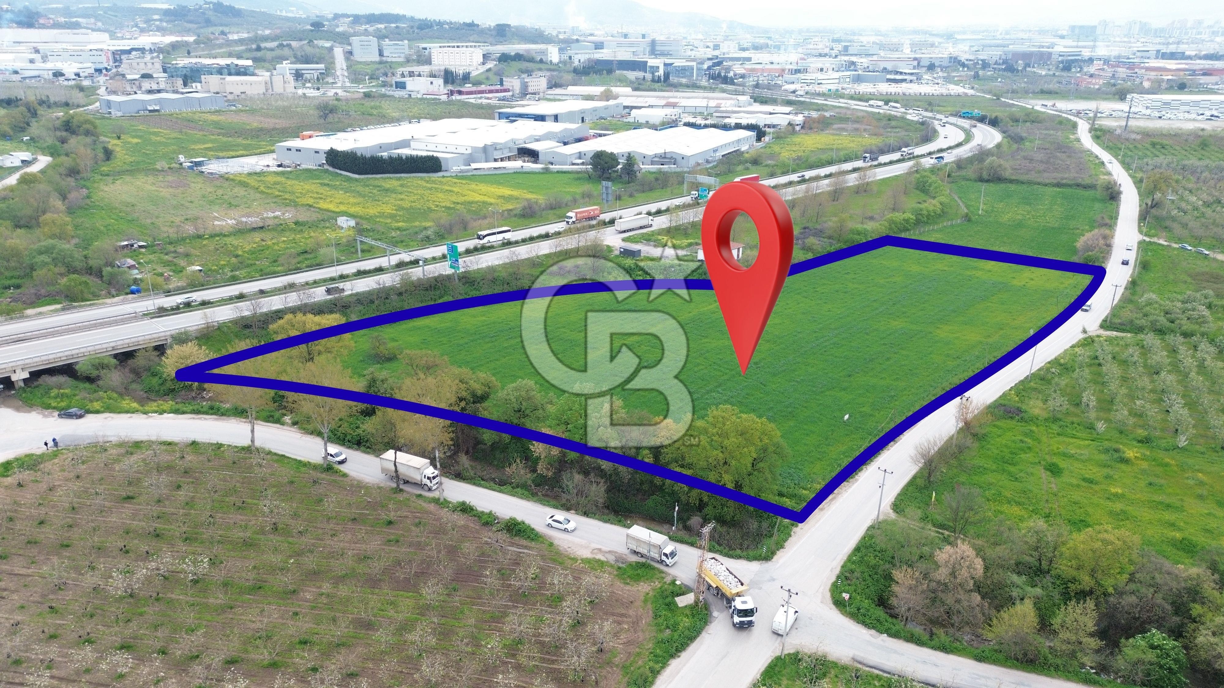 CB CLASS ANA YOLA CEPHE 17.200 m² STRATEJİK KONUM KİRALIK ARAZİ 