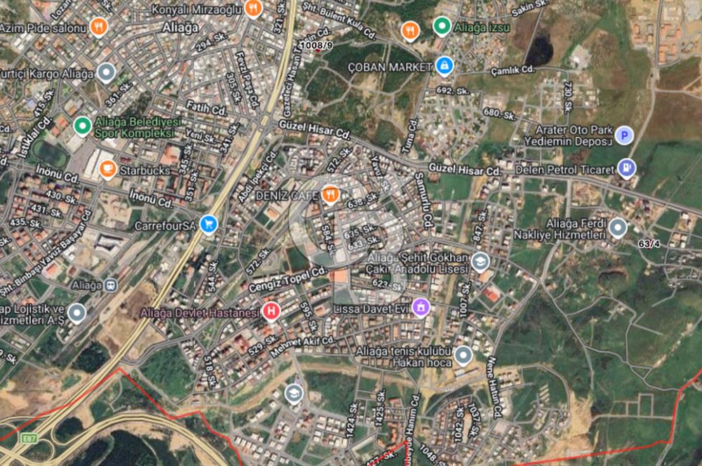 CB ODAKTAN Aliağa Cindere’de 244 m² Arsa