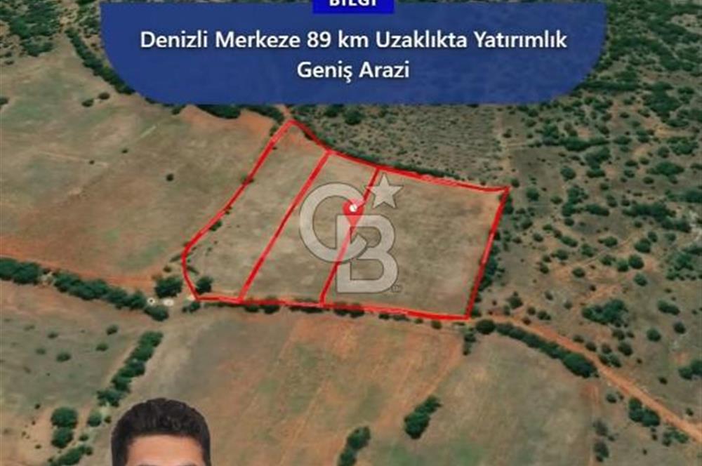 DENİZLİ BEKİLLİ YAHYALAR KÖYÜNDE FIRSAT 12200 M2 YATIRIMLIK TARLA