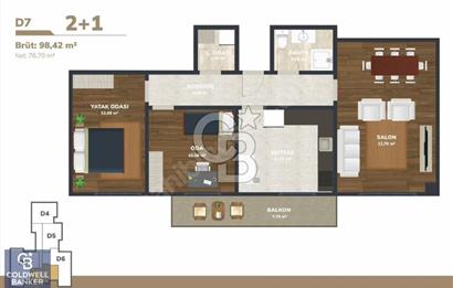 Başiskele Yuvacık Ayrı Mutfaklı 2 Banyolu Ara Kat Fırsat Daire